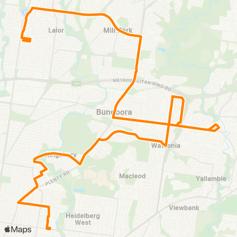 Others Lalor - Northland SC map