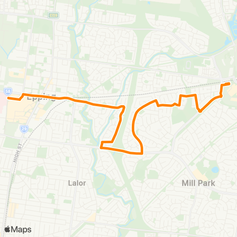 Others Epping Plaza SC - South Morang Station map