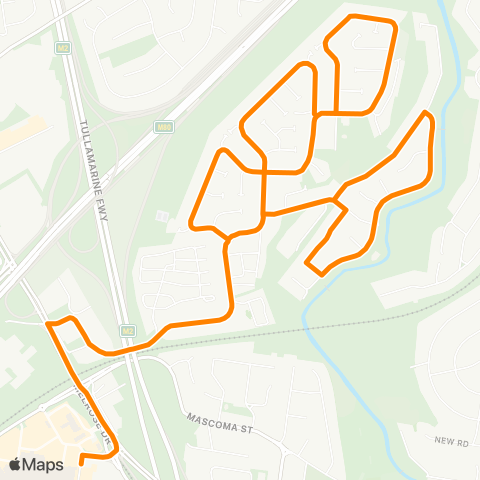 Others Gowanbrae - Airport West map