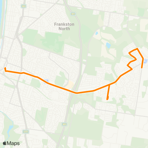 Others Langwarrin - Frankston Station map