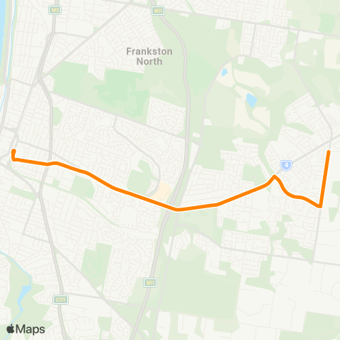 Others Frankston Station - Langwarrin map