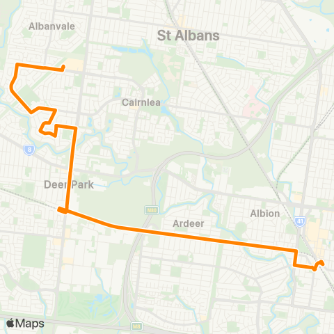 Others Brimbank Central SC - Sunshine Station map