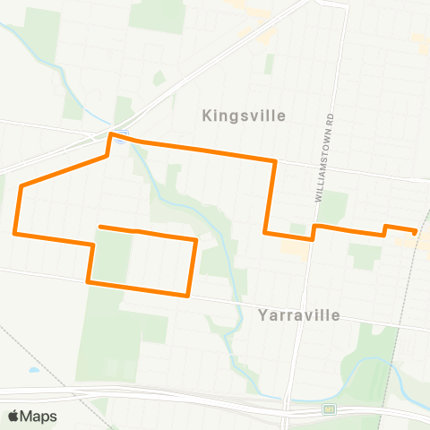 Others Kingsville - Yarraville map