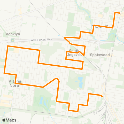 Others Yarraville - Newport map