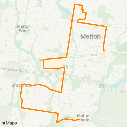 Others Melton - Melton Station map