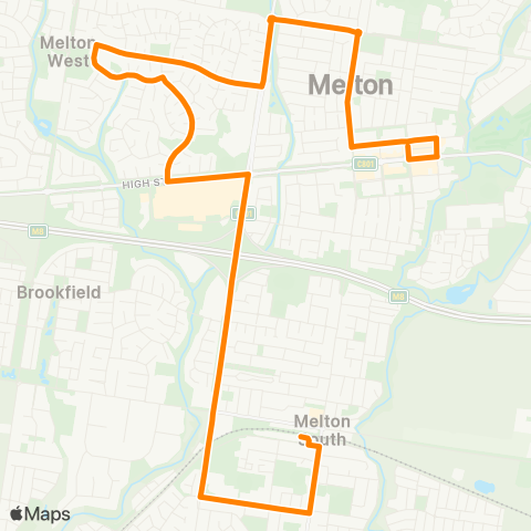 Others Melton - Melton Station map