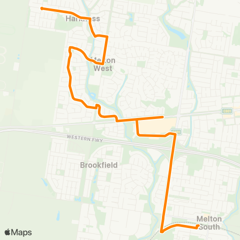 Others Arnolds Creek - Melton Station map