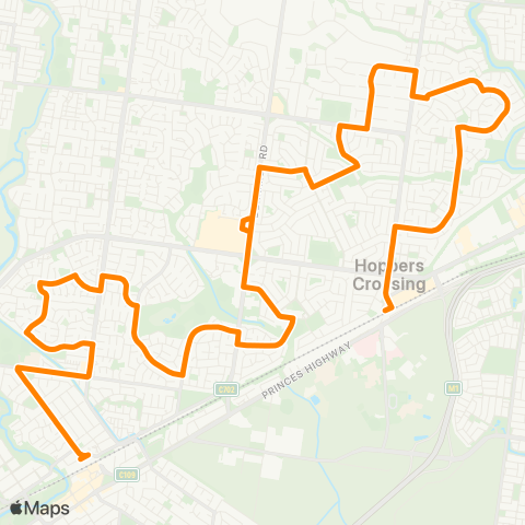 Others Werribee Sta - Hoppers Crossing Sta map