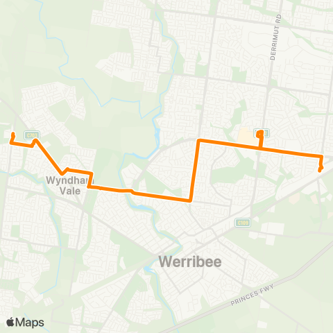 Others Wyndham Vale Sta - Hoppers Crossing Sta map