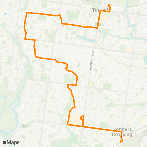 Others Hoppers Crossing Sta - Tarneit Sta map