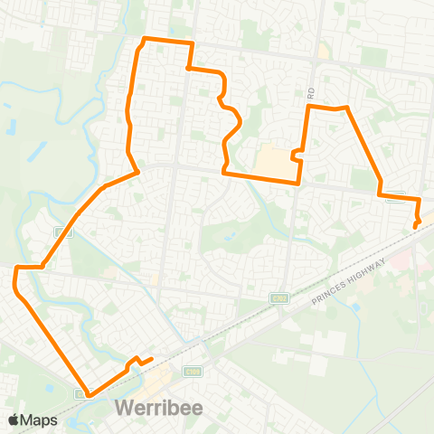 Others Werribee Sta - Hoppers Crossing Sta map