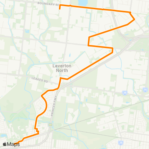 Others Laverton North - Laverton Station map