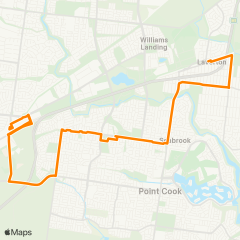 Others Hoppers Crossing Sta - Laverton Sta map