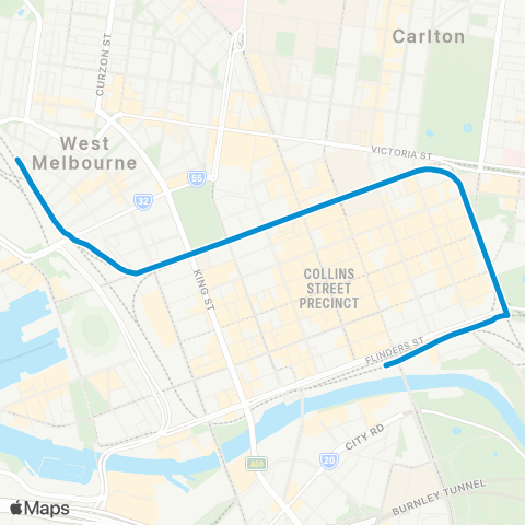 Metro Train Flemington Racecourse map