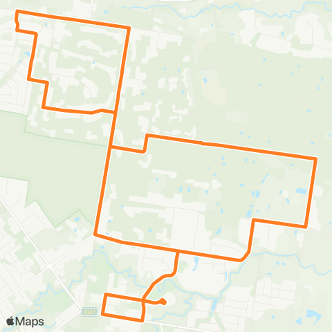 Victoria Regional Bus Strathfieldsaye SC (Loop) Via Strathfieldsaye, Junortoun map