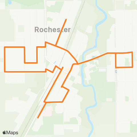 Victoria Regional Bus Restdown Retirement Village Via Restdown Retirement Village map