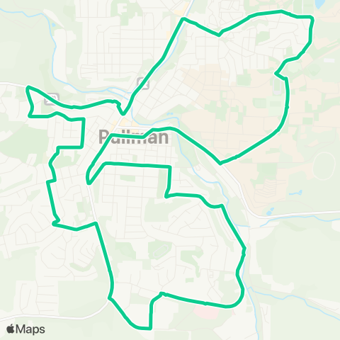 Pullman Transit Lentil map