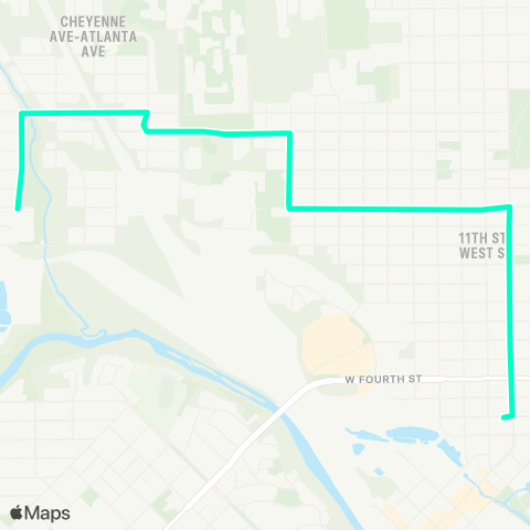 Pueblo Transit Irving map