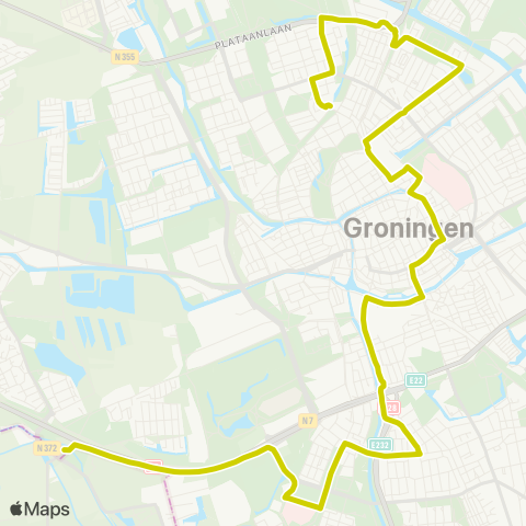 Qbuzz Station Noord - HS - Korreweg - Hoornsemeer map