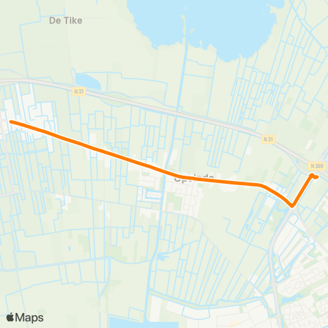 Qbuzz Opstapper Nijega - Drachten map