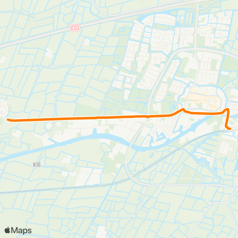 Qbuzz Opstapper Herbaijum - Franeker map