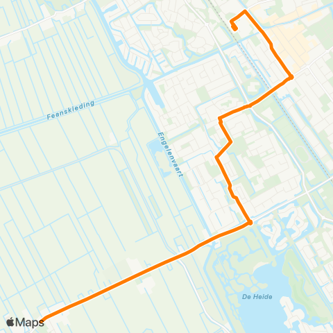 Qbuzz Opstapper Rottum - Heerenveen map