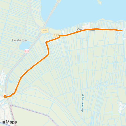 Qbuzz Opstapper Echten - Lemmer map