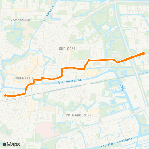 Qbuzz Leeuwarden Busstation - Firda Wilaarderburen map