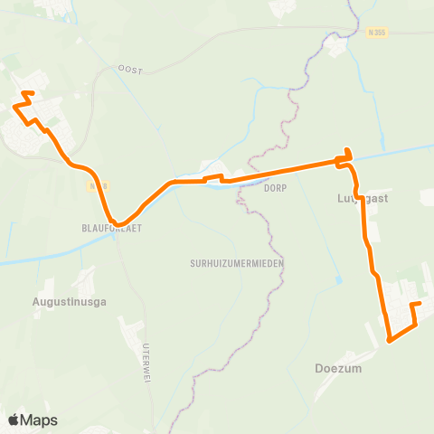 Qbuzz Grootegast - Buitenpost - Kootstertille map