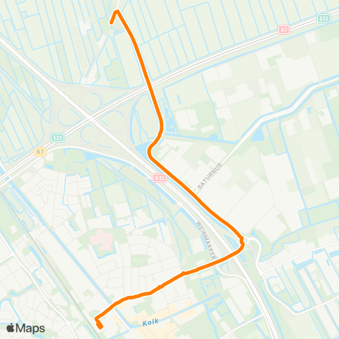 Qbuzz Terband - Heerenveen Busstation map