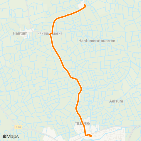 Qbuzz Hantumhuzen - Dokkum Busstation map