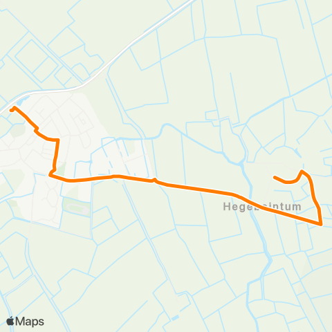 Qbuzz Hegebeintum - Ferwert Provincialeweg map