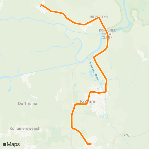 Qbuzz Ie - Buitenpost Station map