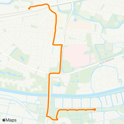 Qbuzz Goutum - Leeuwarden Busstation map