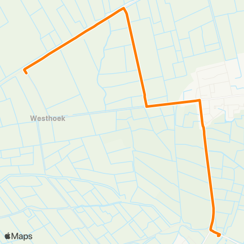 Qbuzz Sint-Jacobiparochie - Minnertsga Mooie Paal map