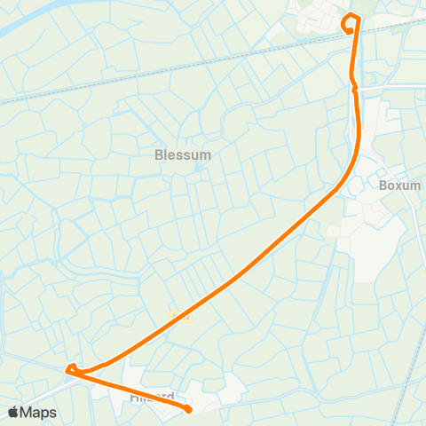 Qbuzz Hilaard - Deinum Station map