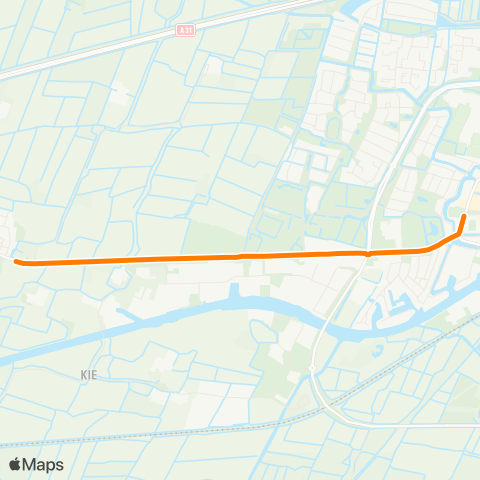 Qbuzz Herbaijum - Franeker Voorstraat map