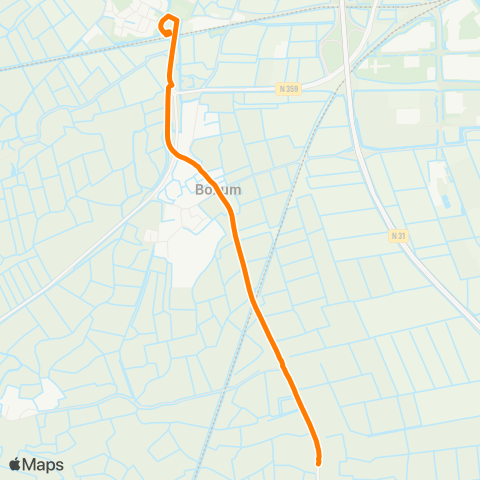 Qbuzz Jellum - Deinum Station map