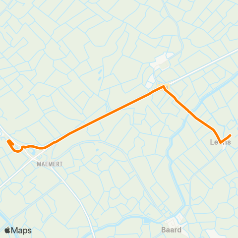 Qbuzz Leons - Winsum Busstation map