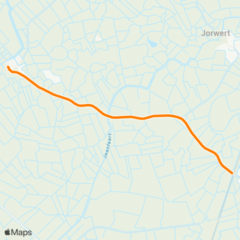 Qbuzz Baard - Mantgum Station map