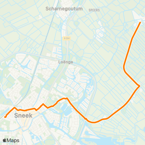 Qbuzz Gauw - Sneek Busstation map