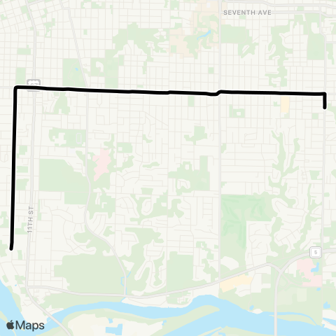 MetroLINK  map