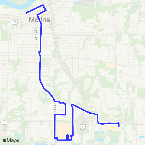 MetroLINK  map