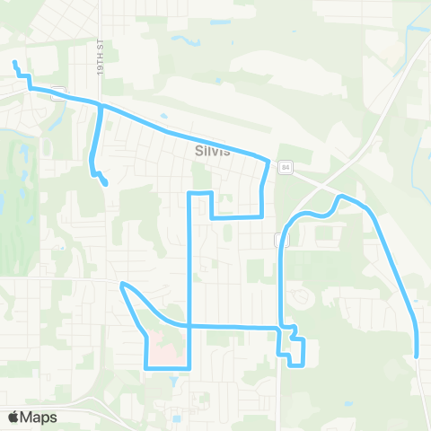 MetroLINK  map