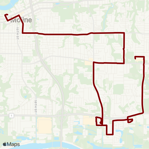 MetroLINK  map