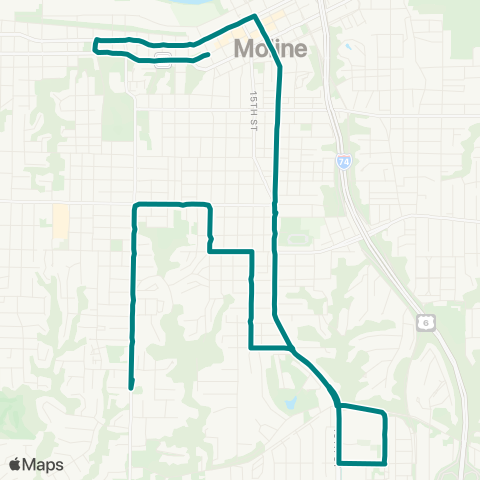 MetroLINK  map