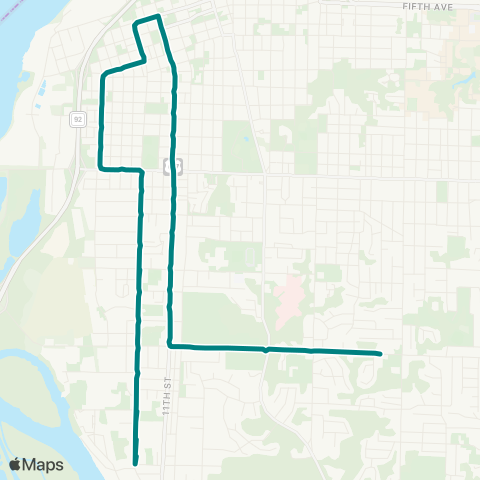 MetroLINK  map