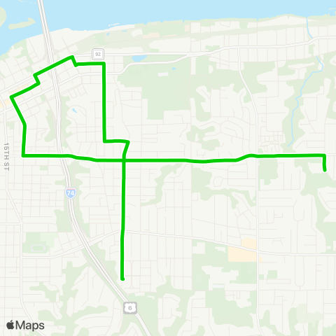 MetroLINK  map