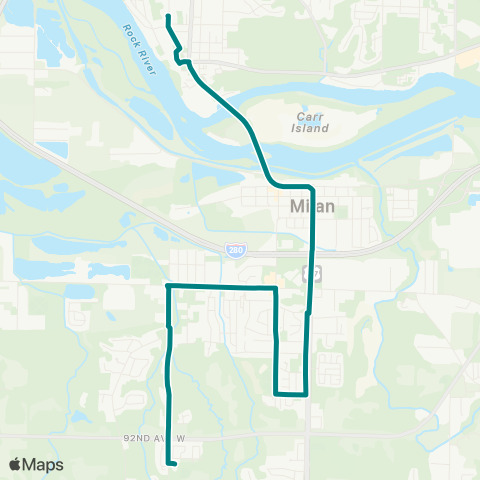 MetroLINK  map