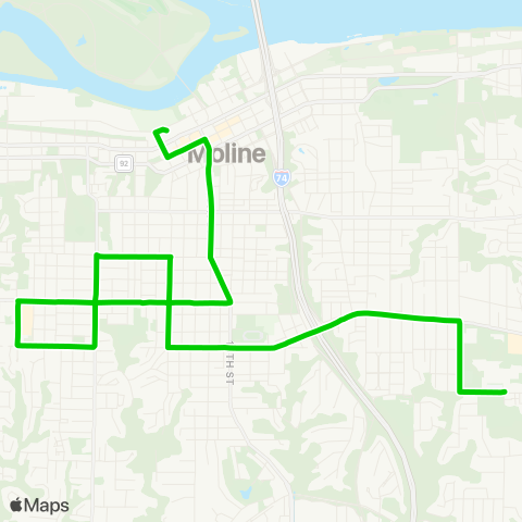 MetroLINK  map